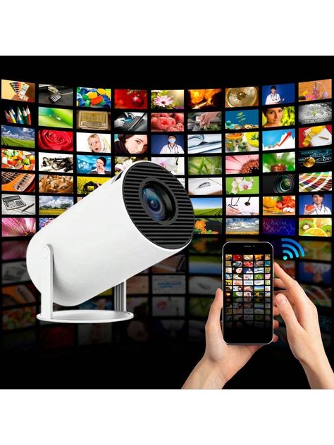 🎥 Projecteur intelligent portable Pro – Cinéma intelligent à domicile