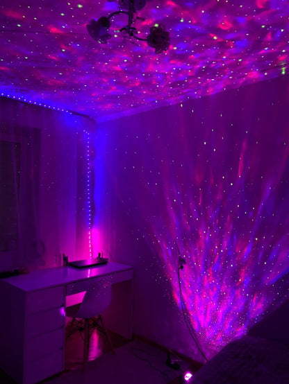 Transforme ta chambre en un ciel étoilé magique avec le Projecteur Galaxie LED