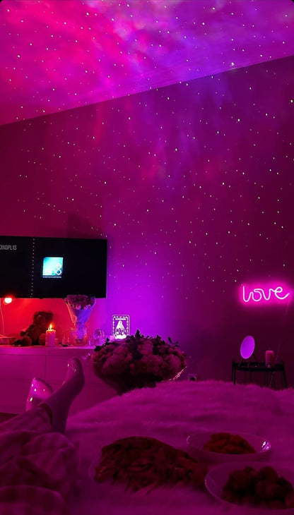 Transforme ta chambre en un ciel étoilé magique avec le Projecteur Galaxie LED